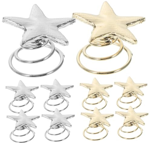 ULTECHNOVO 20 Stück Haarspiralen Mit Minimalistischen Sternen Haarschmuck Für Jubiläen Und Hochzeiten Praktische Haarspangen Für Damen