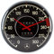 Nostalgic-Art Retro Wanduhr, Ø 31 cm, Mercedes-Benz – Tacho – Geschenk-Idee für Mercedes-Benz Accessoires Fans, Original Lizenzprodukt (OLP), Große Küchenuhr, Vintage Design