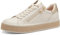 MARCO TOZZI Damen Sneaker flach mit Reißverschluss Freizeit, Beige (Cream Comb), 41 EU