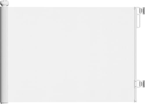 Carlo Milano Absperrgitter: Ausziehbares Treppenschutzgitter, 13-500 cm, 85 cm hoch, weiß (Tür-Rollos, Türschutzgitter extra hoch, Kindersicherung)