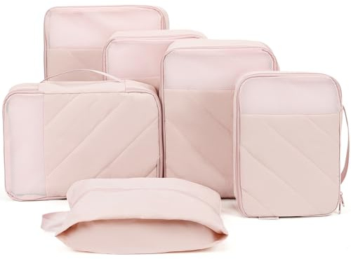 NISHEL 6 Set Packing Cubes for Travel