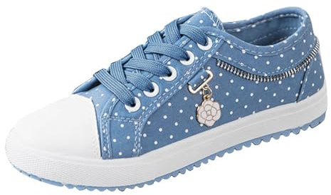 Generisch Baskets traditionnelles pour femme - En maille respirante - Chaussures élégantes - Pour les loisirs - Pour la fête de la bière - Chaussures de sport et de marche (taille 36 à 42), 9 bleu