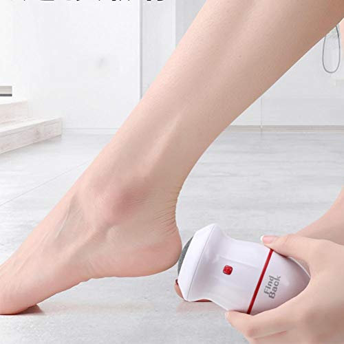 Vacío 1pc Eléctrico Adsorción del Pie Grinder, Electrónica Pie De Archivos Pedicura, Cuidado De Pies para Dead, Dura De La Piel Seca Y Agrietada (Rojo)