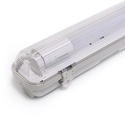 Noxion Réglette LED Étanche Boîtier Vide Poseidon V2.0 incl. 1x Noxion Tube LED T8 Standard Output 9W 900lm - 830 Blanc Chaud | 60cm
