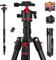MACTREM Kamerastativ, 74 Zoll/187cm Aluminium Reisestativ & Einbeinstativ mit 360°Kugelkopf, leichtes Stativ für Smartphone iPad Canon Nikon Sony Fernglas Laser Level Teleskop