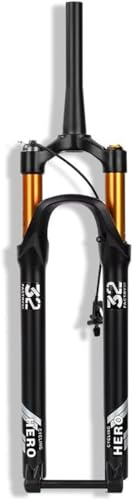 27.5 29inch MTB Boost Fork Thru Axle 15x110mm Straight/Tapered Tube Air Suspension Fork 100MM Travel Remote Lockout Front Fork,Tapered Tube,29in
