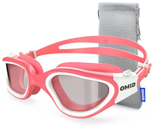 OMID Lunettes de natation polarisées P2 pour homme et femme adulte