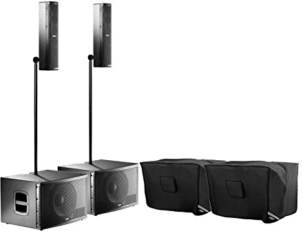 MusicalStore2005.com FBT Coppia VERTUS CS1000 con Borse - Impianto Line Array 2000W in RMS