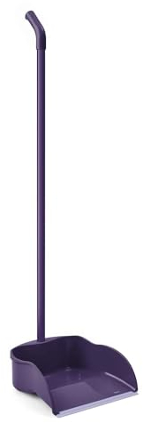 MERY, Lila, Recogedor con Palo, Polipropileno, Medida :90 X 26 X 27 Cm, 2