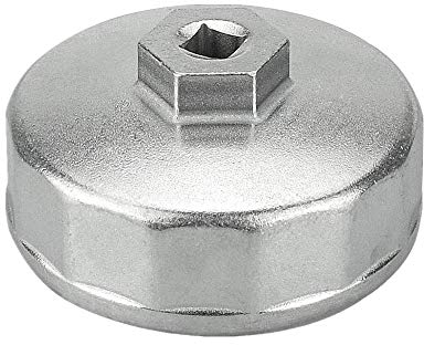 KBNIAN Ölfilterschlüssel 74 mm Ölfilterschlüssel mit 14 Nuten Aluminium Ölfilterschlüssel Entferner Werkzeu für Mercedes-Benz, Porsche, Audi, BMW
