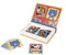 Janod - Magnéti'Book Mix & Match Tiere - Magnetisches Lernspiel - 8 Tiermotive zum Zusammensetzen - 72 Magnete, Viele Kombinationen und Mögliche Kreationen - Ab 3 Jahren, J02587