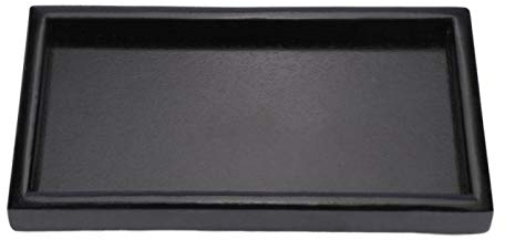 Anti-slip Rectangular Serving Trays, Large Natural Wooden Tray Coffee Table Tray Drinks Plate Kitchen Dinner Trays Countertop Food Board Breakfast Platter for Eating Fruits Candies Toast Storing Décor