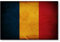 Postereck - 0313 - Vintage Flagge, Fahne Rumänien Bukarest - Wandposter Fotoposter Bilder Wandbild Wandbilder - Leinwand - 60,0 cm x 40,0 cm