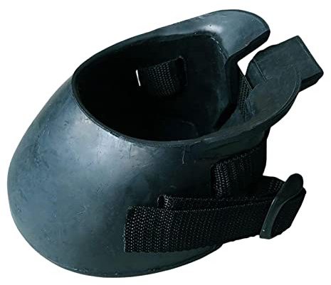 Milageto Bottes de Sabot de Cheval en Caoutchouc Durable Portable Protect épais Antidérapant Robuste Protection des Chevaux pour l'équitation, Je