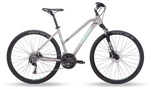HEAD I-Peak 2.0 Joy Crossbike, da donna, grigio opaco, menta, 54