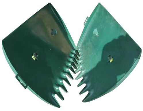 Lot de 2 collecteurs de feuilles de jardin, 34 x 26 cm, en plastique avec poignées, pelle à feuilles, râteau de jardin réutilisable pour feuilles, déchets de jardin