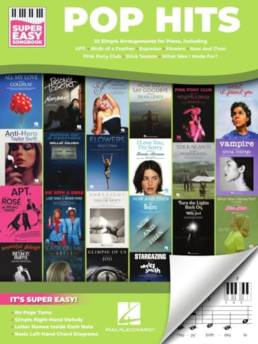 Pop Hits - Super Easy Songbook: 22 Simple Arrangements of Today's Hits with Lyrics