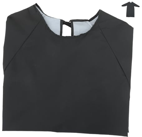 WOONEKY Delantal y Antiaceite con Mangas Largas Protección Total para Cocina y Tareas Domésticas Diseño Reversible con Tirantes Ajustables Unisex para Hombre y Mujer