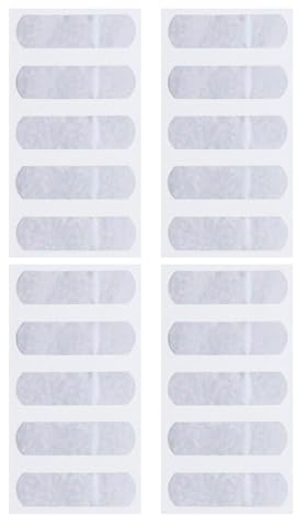 Abaodam 20 Apósitos Adhesivos Infantiles Purpurina Impermeables para Heridas Domésticas, Diseño Brillante y Paquete Pequeño Independiente de Pe
