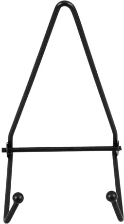 Yardenfun Présentoir Mural pour Assiettes en Métal Noir Petit Format Support Pliable Polyvalent pour Céramique Porte-Assiettes Mural Robuste la Cuisine Salle à Manger et Exposition