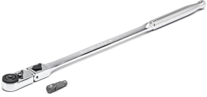 GearWrench 81030 1/4 Drive 72-Tooth Quick Release Locking Flex Slim Head Ratchet 12