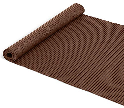 Badematte Badvorleger Weichschaummatte Badläufer Antirutsch Braun 65x120cm