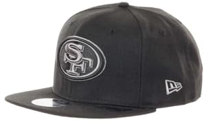 New Era San Francisco 49ers NLF Black Dark Graphene 9Fifty Original Fit Cap - One-Size