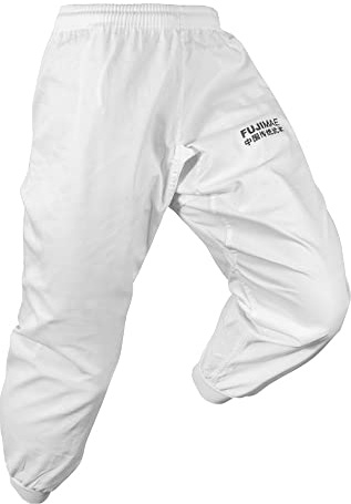 Fuji Mae Pantalon de Kung Fu Blanc 170 cm