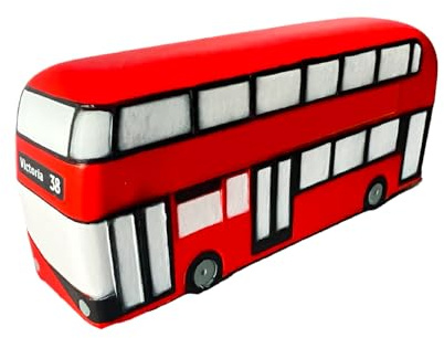 Officially Licensed Routemaster London Bus Fidget Toy - Squishy Foam Stress Reliever - Iconic British souvenir gift for adults and kids