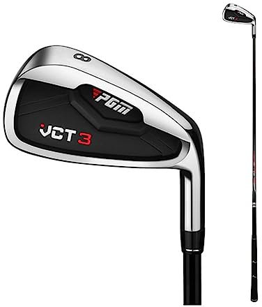 Professionell golfklubbsjärn för män för kvinnor - #5/6/7/8/9/PW/SW golfstrykjärn med rostfri stång/kolstång, golfklubba (#8 med kolstång)