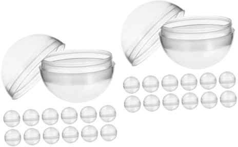 Alipis 100pcs Fillable Plastic Balls for Gumball Machines Multi-purpose Ornaments for Party Favors Candy Storage and Toy Display Balls