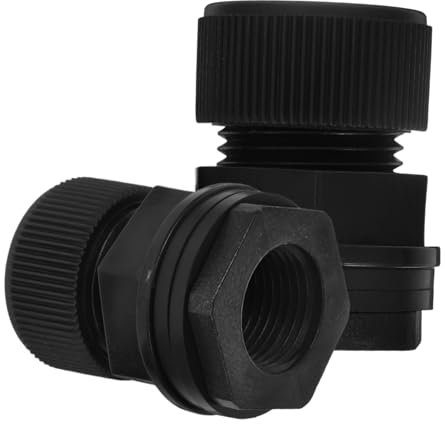 Levemolo 2pezzi Raccordi Per Serbatoi Connettori Per Barili Di Pioggia Facile Installazione Per Acquari e Vasche