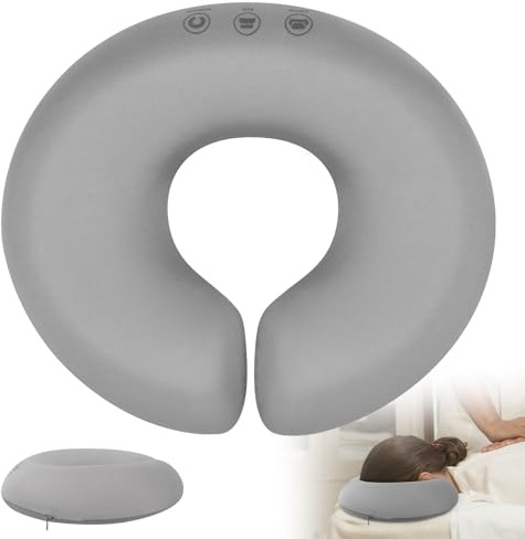 Foreverup Cuscino per Massaggio Viso, Cuscino Da Massaggio a Faccia in Giù, Cuscino per Lettino Da Massaggio, Cuscino a Faccia in Giù, Cuscino per Massaggio Facciale per Lettino Da Massaggio (Grigio)