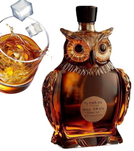 Dekanter för Alkoholhaltiga drycker 250 Milliliter Vintage Hög Transparens | Glas Whiskeyflaska Bra Present Till Pojkvän, Pappa, Make, Män, Jul, Bröllop, Restaurang Och