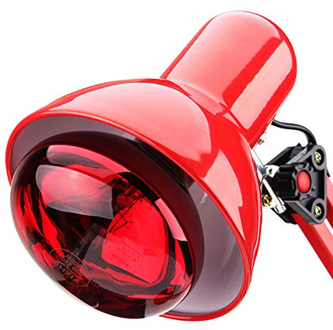 Gsaknc 100W Terapia infrarroja Lámpara de Calor Soporte de suelo Dolor Alivio Fisioterapia Calefacción Luz Masaje