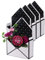 5 Counts Flowers Box Florist Bouquet Packaging Gift Box,Waterproof Envelop Paper Boxes,Hand Bouquet Box,Hand Folding Bouquet Flower Box for Wedding Birthday Decor Ornament (Black/White)