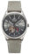 UMR RUHLA Armbanduhr, Herren, Automatik, Lederarmband, Titangehäuse, wasserdicht bis 5 bar, Farbe:Grau