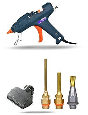 MZZYG Hot Glue Gun 15MM Hot Melt Glue Gun 200W 300W 3M Industrial Hot Glue Gun Professional High Power Use 15MM Glue Stick(SET-6)