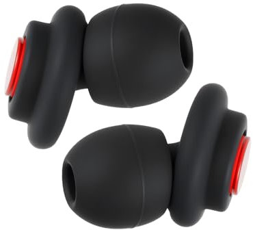 Bouchons d’oreilles pour dormir en silicone souple – Protection auditive réutilisable avec 6 embouts en S/M/L – Bouchons pour la nuit et le calme | 28dB SNR