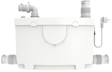 SFA - Sanipompe Vite - Pompe Relevage Eaux Usées - Salle De Bain Ou Cuisine - 3 Entrées - Puissante Et Silencieuse 42 dB(A) - Installation Facile - 42 x 18 x 32,1 cm - 400W - Made In France