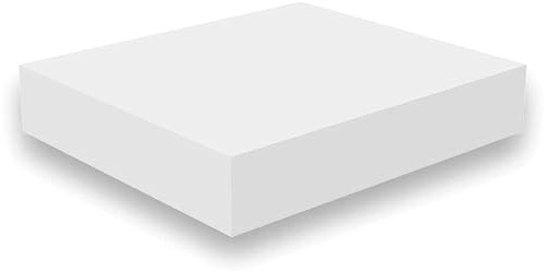 TENDEEVOLUTION Skumgummi för Stoppning Densitet 30, Tjocklek 10 cm. 60x60 cm Skumplatta för Soffor, Pallar, Kuddar i Polyuretanskum (Densitet 30, 60X60 TJOCKLEK 10CM)