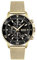 BOSS Chronograph Quarz Uhr für Herren Kollektion Admiral mit Goldfarben Edelstahl-Mesh-Gliederarmband - 1513906
