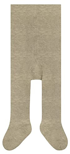 FALKE Family B Ti cotone sostenibile tinta unita 1 pezzo, Collant Unisex Bimbi, Beige Sand Melange 4650, 62-68