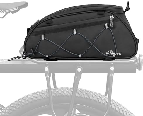 Sacoche isolée pour porte-bagages de vélo, 10 l, grand volume, étanche, pour vélo, voyage, expédition, siège arrière, sacoche pour vélo, vélo électrique et moto