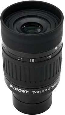 SVBONY SV135 Oculare zoom da 1,25, zoom da 7 a 21 mm, oculare telescopio 5 elementi 3 gruppo, accessori per telescopi astronomici nebulosa planetaria visiva