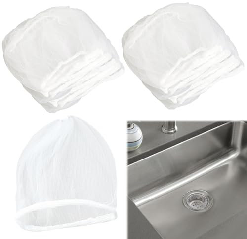 Filtro Scarico Lavandino, 100 Pezzi Retine Per Lavandino Cucina, Anti-Intasamento Filtro Monouso Per Lavello Cucina, Filtro Per Lavandino Cucina Rete Filtrante, Mesh Sink Strainer Per Bagno Doccia