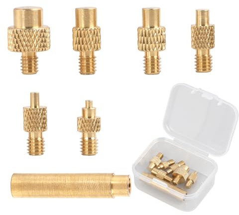 7 pz Set di strumenti di inserimento filettati in metallo, punte di saldatore universali per M2 a M8, compatibile con accessori di stampa 3D