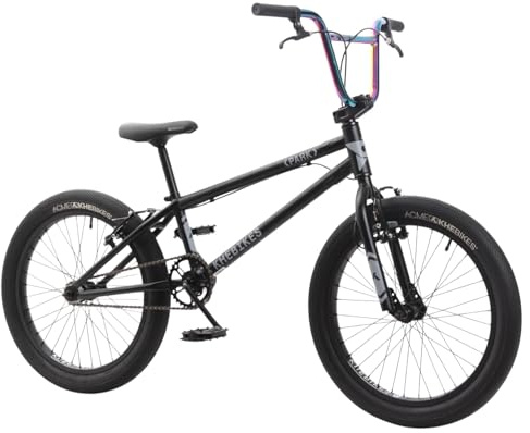 KHE Park 20 pulgadas BMX 11,1 kg – HiTen Cuadro 19,5 pulgadas TT – Neumáticos de 2,40 pulgadas – Freno V delantero y trasero – Manillar Oil Slick – Bicicleta Freestyle 2025