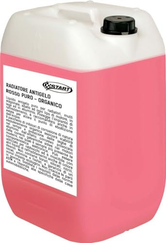 START Líquido anticongelante para radiadores Long Life, Rojo, 25 kg, protección contra heladas, Universal para Coches y vehículos, líquido Concentrado de Motor de Alto Rendimiento