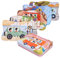BBLIKE Kinderpuzzle, Auto Puzzle für Kinder, 5 Bilds Puzzles, Geeignet für Jungen und Mädchen Puzzle ab 3 4 5 Jahren
